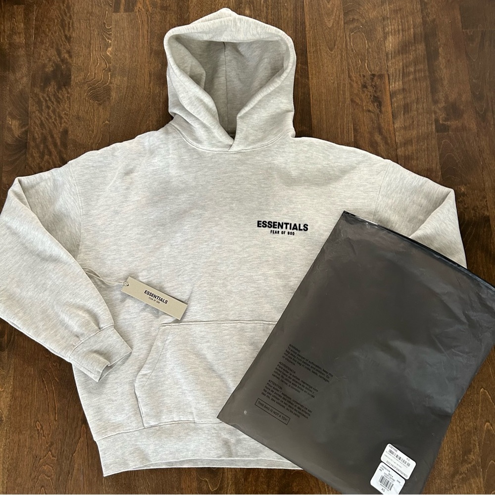 Light oatmeal essentials hoodie